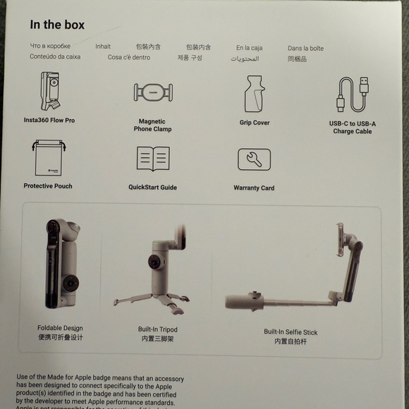 Insta360 flow pro all-purpose tripod bundle - Picture 3 of 8